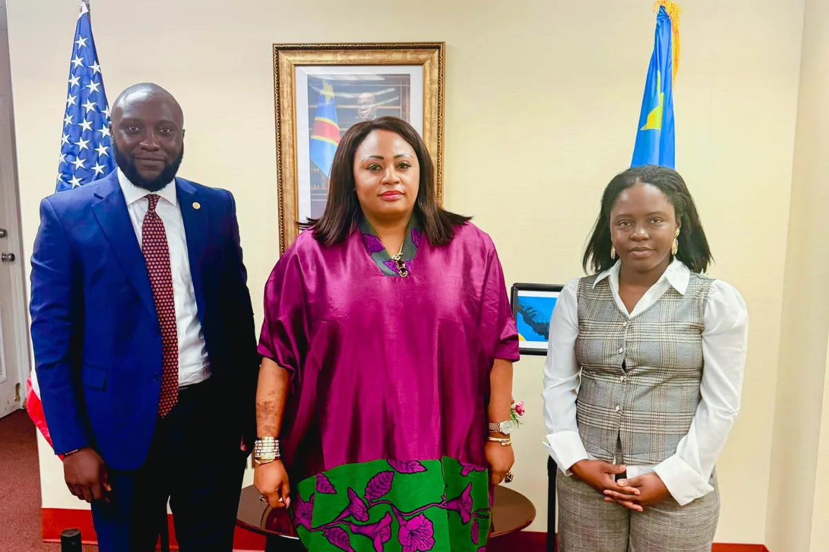 A meeting at the DRC embassy in Washington, D.C.